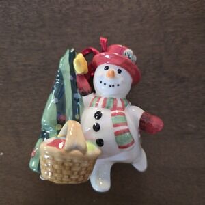 Longaberger‎ Bluster The Snowman Trimming Ornament NIB